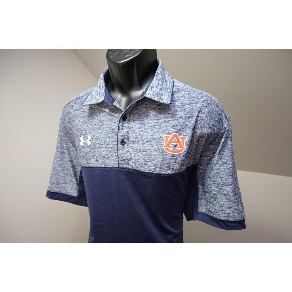 Under Armour Golf Polo Auburn Tigers Short Sleeve Golf Shirt Mens Size‎ XL